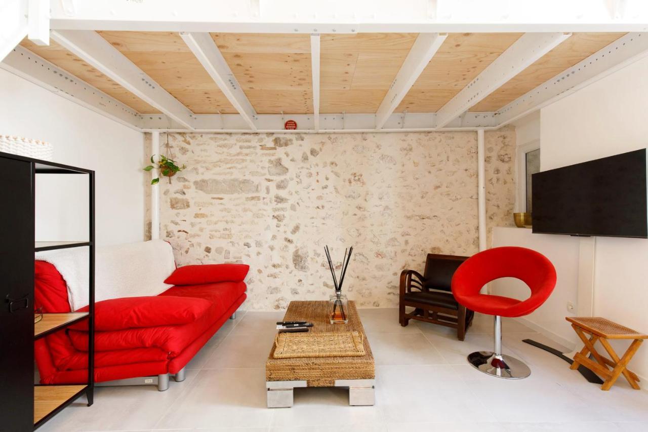 Superb Air-Conditioned Loft In The Heart Of Viel Antibes Apartment Luaran gambar