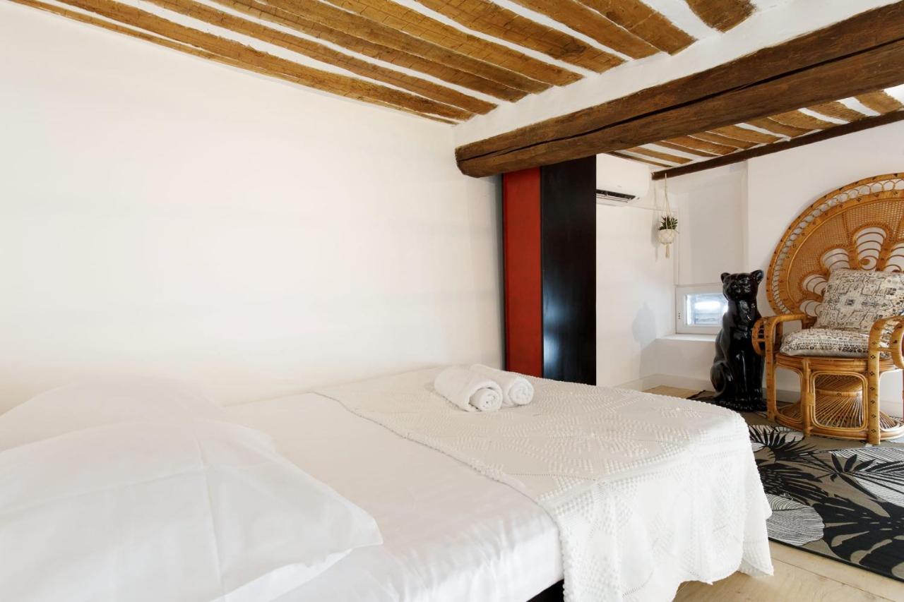 Superb Air-Conditioned Loft In The Heart Of Viel Antibes Apartment Luaran gambar